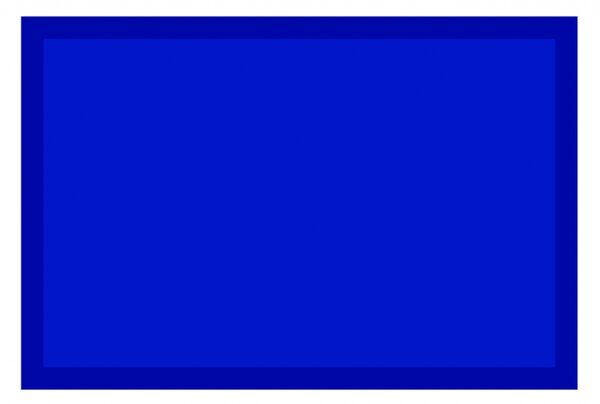 Toptabule.sk KRT01BSDRMR Modrá kriedová tabuľa v modrom drevenom ráme 90x60cm / magneticky