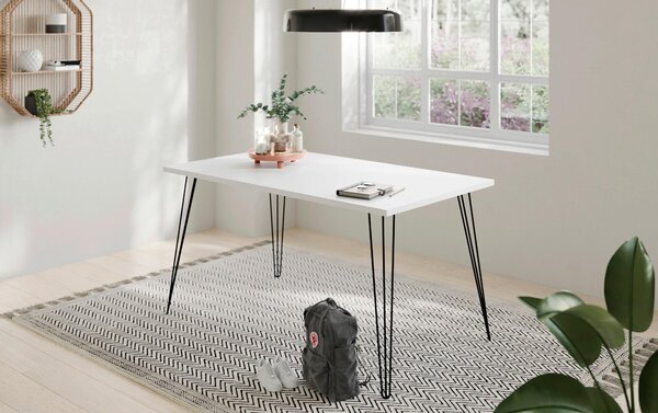 PÍSACÍ STÔL, čierna, biela, 120/80/74 cm MID.YOU - Online Only kancelárie, Online Only