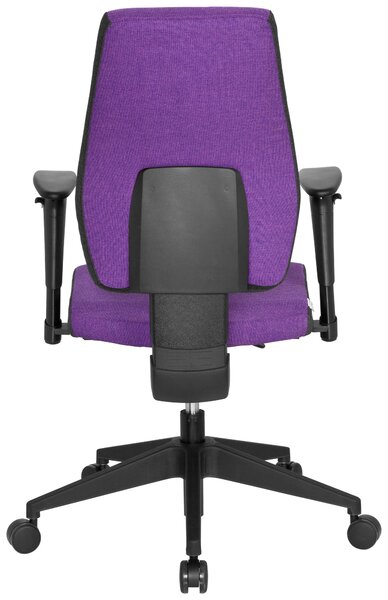 OTOČNÁ STOLIČKA, plochá tkanina, lila, čierna, tmavosivá MID.YOU - Online Only kancelárie, Online Only