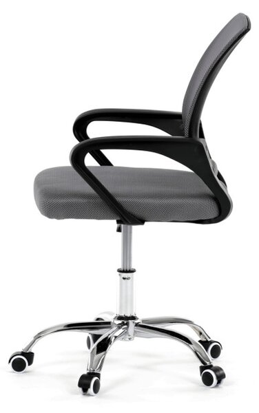 Detská otočná stolička sivá KA-L103 GREY