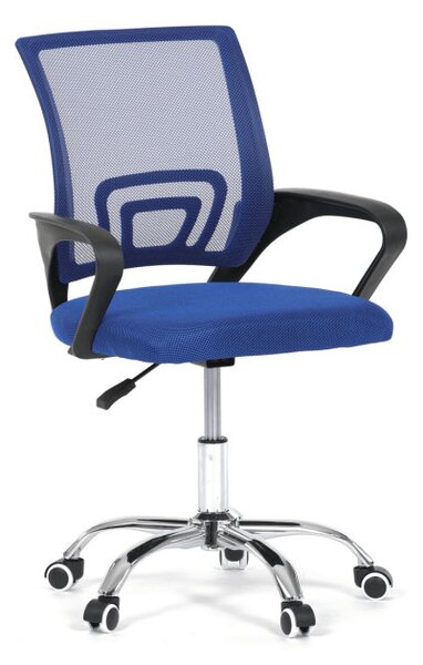 Detská otočná stolička modrá KA-L103 BLUE
