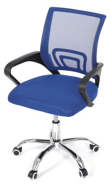 Detská otočná stolička modrá KA-L103 BLUE