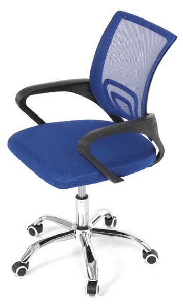 Detská otočná stolička modrá KA-L103 BLUE