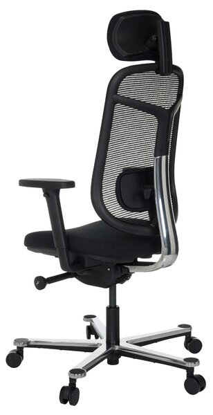 OTOČNÁ STOLIČKA, sieťovina, čierna MID.YOU - Online Only kancelárie, Online Only