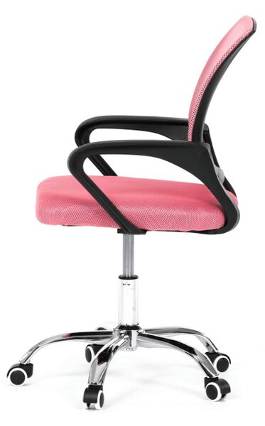 Detská otočná stolička ružová KA-L103 PINK