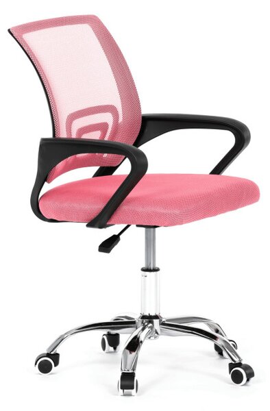 Detská otočná stolička ružová KA-L103 PINK