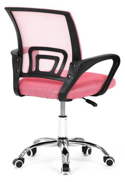 Detská otočná stolička ružová KA-L103 PINK