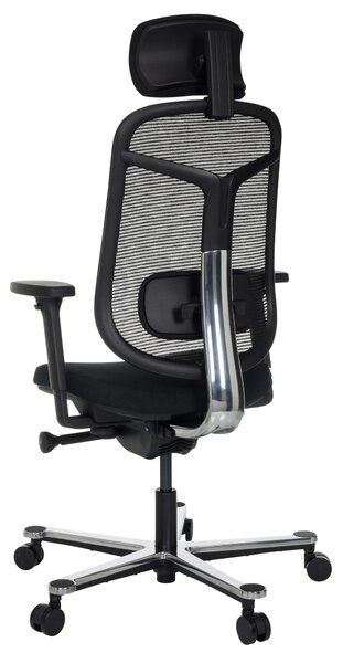 OTOČNÁ STOLIČKA, sieťovina, čierna MID.YOU - Online Only kancelárie, Online Only