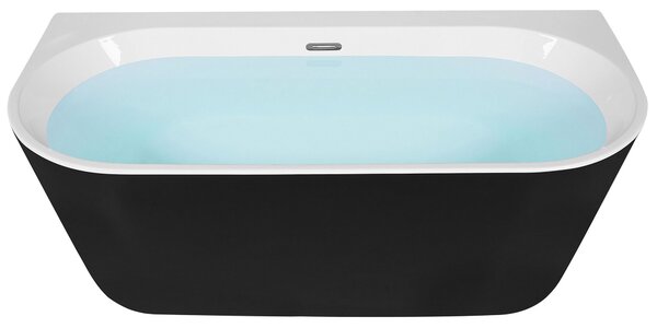 Vaňa biela sanitárny akrylát oválna 170 x 80 cm pre jednu osobu moderný dizajn