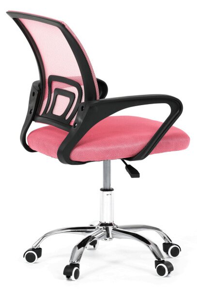 Detská otočná stolička ružová KA-L103 PINK
