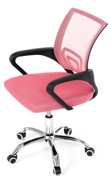 Detská otočná stolička ružová KA-L103 PINK