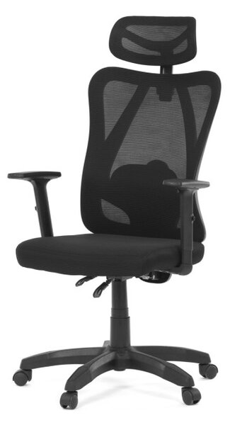 Kancelárska stolička čierna KA-R215 BK
