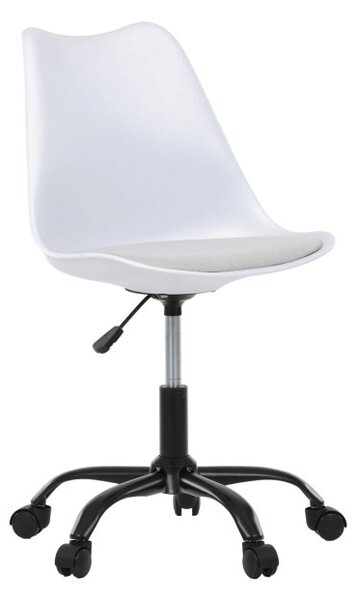 Kancelárska stolička biela KA-X7055 WT