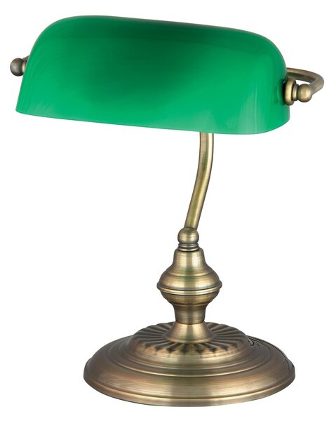 Rabalux BANK stolná lampa 60W/E27/IP20 - bronzová