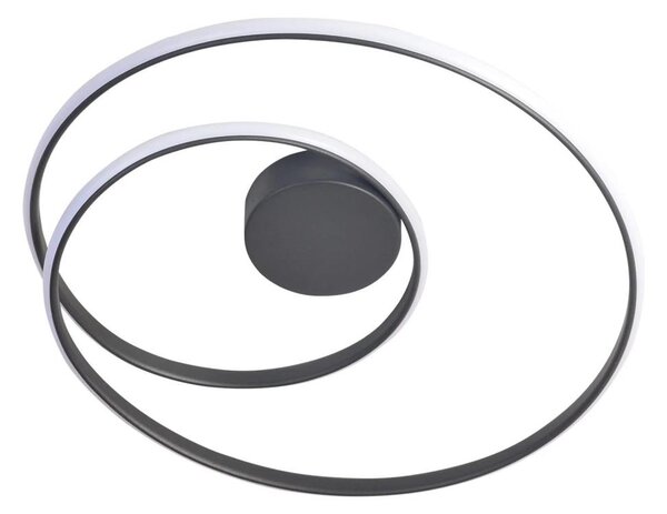 LED Stropné svietidlo ZEFIRA LED/40W/230V 4000K pr. 50 cm antracit