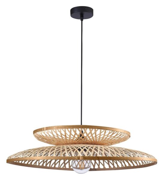 Luster na lanku BALI 1xE27/20W/230V pr. 60 cm bambus