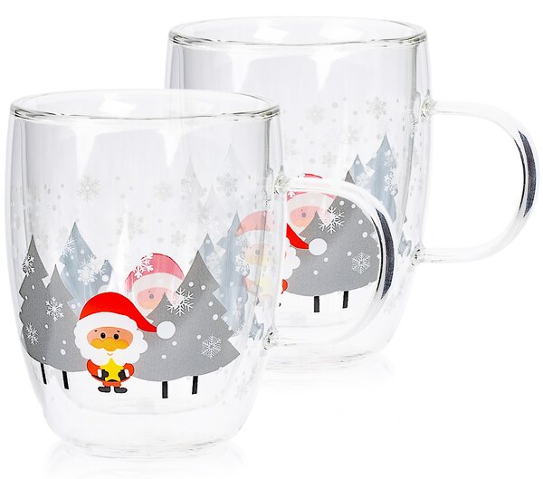 4Home Termo pohár Mug Santa Hot&Cool 270 ml, 2 ks