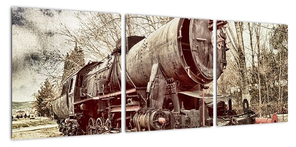 Obraz lokomotívy (Obraz 90x30cm)