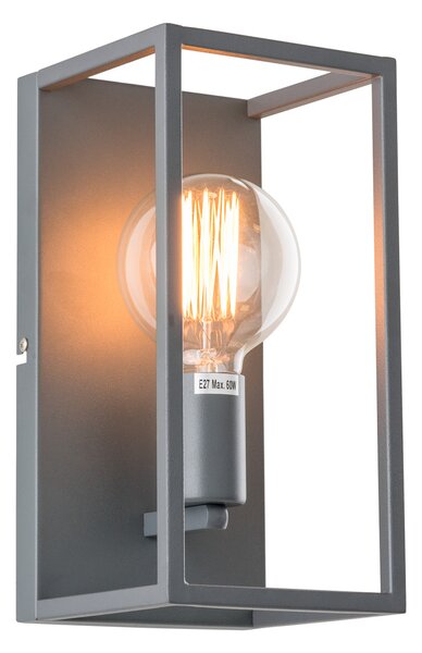 MB-BR4366-W1 GR ITALUX Sigalo industriálne nástenné svietidlo 1X60W E27 IP20