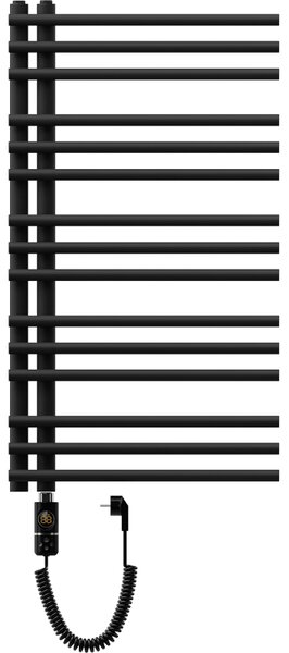 Mexen Neptun, elektrické vykurovacie teleso 900 x 500 mm, 600 W, čierna, W101-0900-500-2600-70