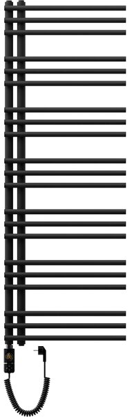 Mexen Neptun, elektrické vykurovacie teleso 1400 x 500 mm, 600 W, čierna, W101-1400-500-2600-70