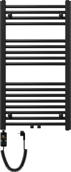 Mexen Ares, elektrické vykurovacie teleso 900 x 500 mm, 600 W, čierna, W102-0900-500-2600-70
