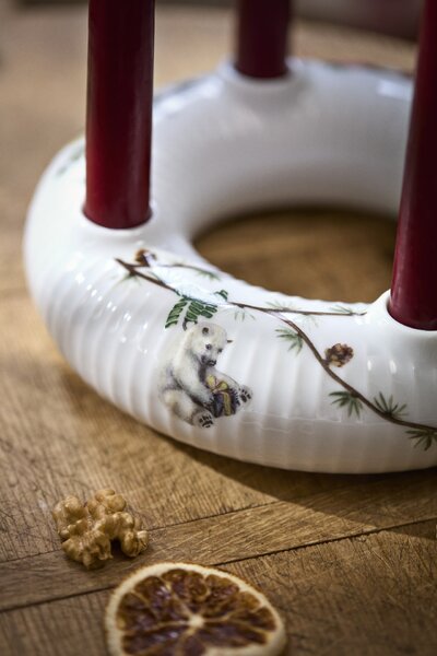 Porcelánový adventný svietnik Hammershøi Christmas