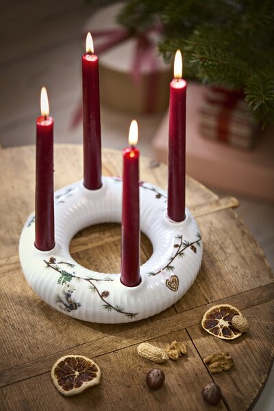 Porcelánový adventný svietnik Hammershøi Christmas