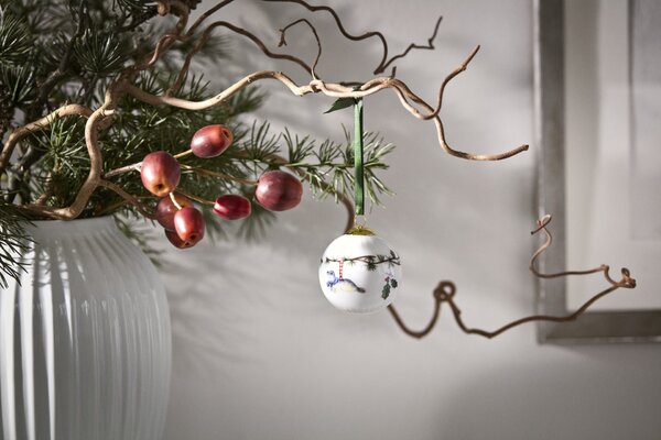 Porcelánová vianočná guľa Hammershøi Christmas 2026