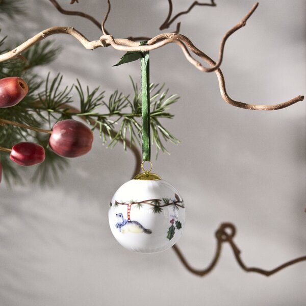 Porcelánová vianočná guľa Hammershøi Christmas 2026