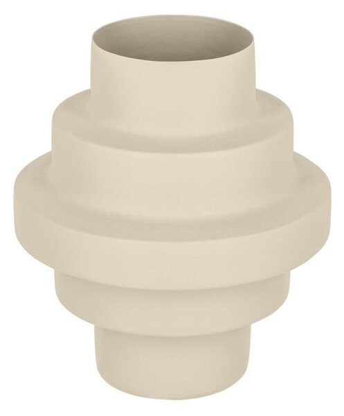 Béžová oceľová váza (výška 23 cm) Velia – Kave Home