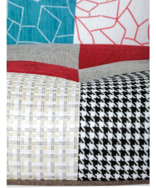Hojdacie kreslo FABIAN II — látka, patchwork