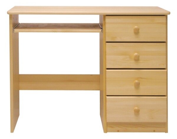 Písací stolík malý, šuflíky - PIS01: Borovica Vľavo