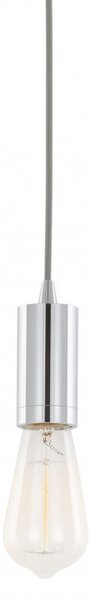 DS-M-038 ChrómE ITALUX Moderna moderné závesné svietidlo - objímka 1X60W E27 IP20