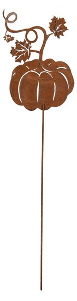 Rustikálny hrdzavý zápich tekvice - 14*1*55 cm - Clayre & Eef