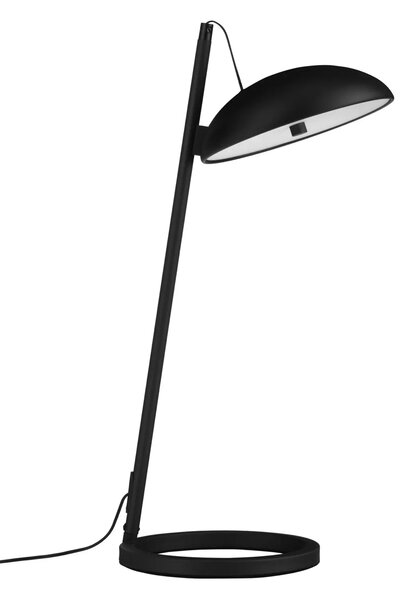 Dizajnová stolová lampa Flute čierna
