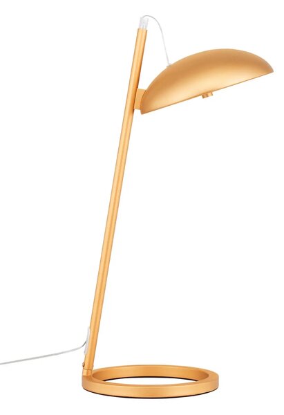 Dizajnová stolová lampa Flute zlatá