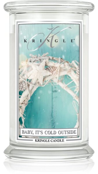 Kringle Candle Baby It's Cold Outside vonná sviečka s viečkom 623 g