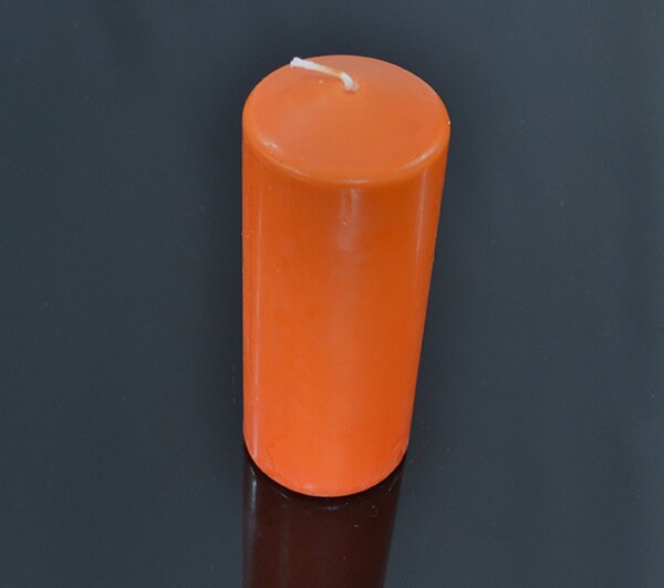 Sviečka valec Orange 18 x 6cm