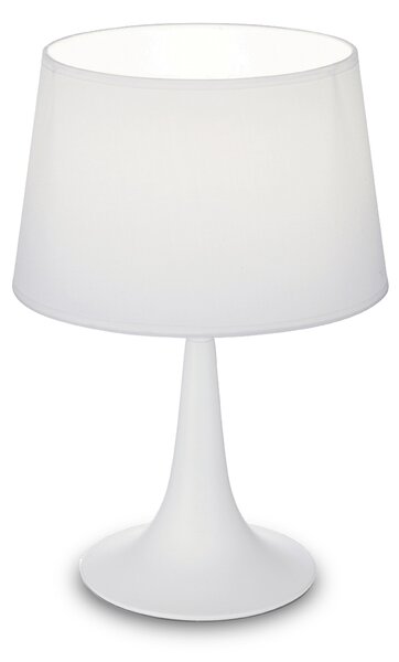 Stolová lampa Ideal lux 110530 LONDON TL1 SMALL BIANCO 1xE27 60W