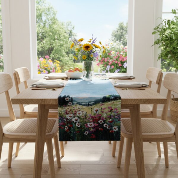 Gobelínový behúň na stôl Eden 1426 Farba Viacfarebná Rozmery 45x140 cm