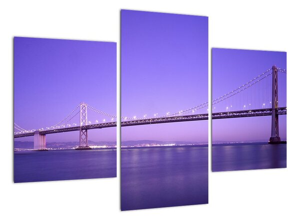 Obraz dlhého mosta (Obraz 90x60cm)