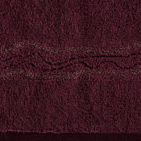 BAVLNENÝ UTERÁK KARIN 50X90 CM BORDOVÁ