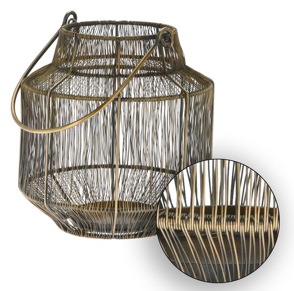 LAMPÁŠ LARA 23X21CM ZLATÁ