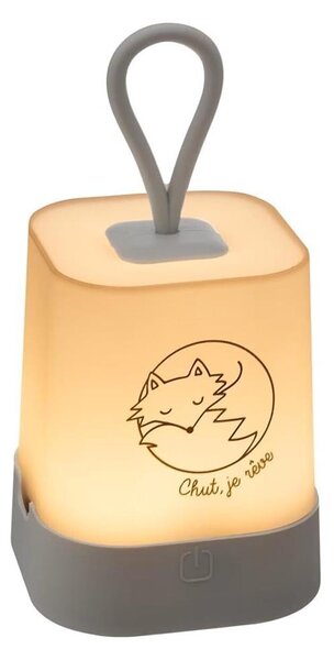 Atmosphera - LED Doty. detské nabíjateľné nočné svetlo RABBIT LED/3,7V 1200mAh sivé