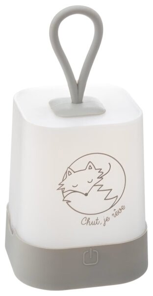 Atmosphera - LED Doty. detské nabíjateľné nočné svetlo RABBIT LED/3,7V 1200mAh sivé