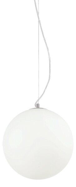 Závesné svietidlo Ideal lux 009087 MAPA BIANCO SP1 D30 1xE27 60W biela