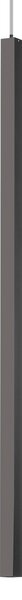 Závesné svietidlo Ideal lux 194196 ULTRATHIN SP1 BIG SQUARE NERO 1xLED 12W/760lm 3000K čierna