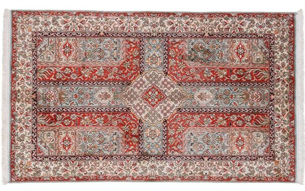 Jedinečný jemný hodvábny koberec Kašmír ručne tkaný Silk 18/18 1,02 x 1,51 m