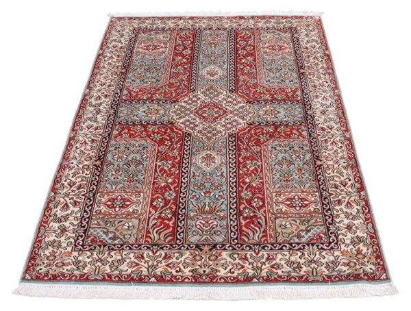 Jedinečný jemný hodvábny koberec Kašmír ručne tkaný Silk 18/18 1,02 x 1,51 m